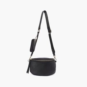 Like Dreams Black Crossbody Bag with Pouch